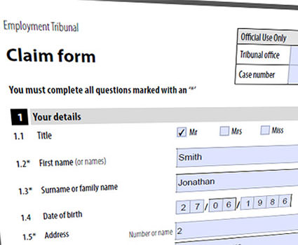 Employment Claim Form 