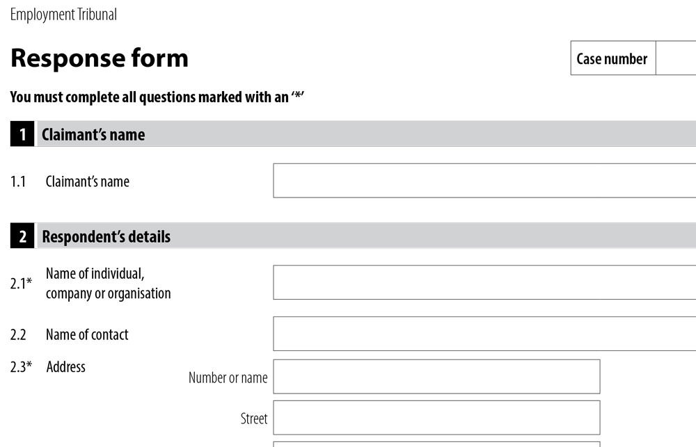 ET3 Response Form 